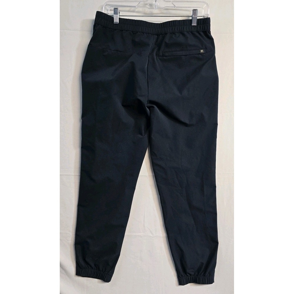 Banana Republic Tech Hybrid Pants Mens 32 Black Elastic Waist Ankle 32x27 - Picture 2 of 4